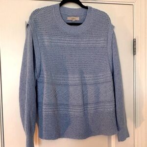 LAST CHANCE 11/21!  LOFT blue sweater